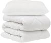 vidaXL Bettdecken Set mit Kissen 2 pcs Weiß Mikrofaser 3376735 Bild 2