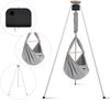 Federwiege mit Tipi und Motor Bio Grey Schafwolle Weiß Motor Anthrazit Bild 4