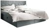 MEBLINI Boxspringbett BRUGES 160x200 cm mit Bettkasten – H4/Dunkelgrau Samt Polsterbett - Gepolstert Doppelbett mit Matratze und Topper - Polsterbett mit Stauraum - Bett mit Kopfteil – Stauraumbett Bild 2
