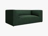 Micadoni Sofa Ruby 2-Sitzer Strukturierter Stoff Ottawa Grün Bild 2