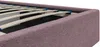 Vente-unique - ELIAVA Bett Stoff Rot - B 213 cm x H 106 cm x L 170 cm Bild 4
