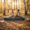 Avenli Luftmatratze Camping CloudCoil grün mit eingebauter Fußpumpe 203x152x22cm Bild 4