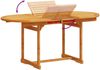 vidaXL 7-tlg. Garten-Essgruppe Massivholz Akazie und Textilene 3279323 Bild 5