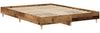 vidaXL Bettgestell ohne Matratze Altholz-Optik 140x200cm Holzwerkstoff 3328724 Bild 4
