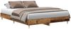 vidaXL Bettgestell ohne Matratze Altholz-Optik 140x200cm Holzwerkstoff 3328724 Bild 2