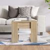 vidaXL Couchtisch Weiß Sonoma-Eiche 55,5x55x45 cm Holzwerkstoff 810913 Bild 5