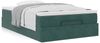 vidaXL Ottoman-Bett mit Matratze Dunkelgrün 120x190 cm Samt 3311174 Bild 4