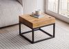 Couchtisch Eiche 40x40x32 natur geölt LOUNGE COLLECTION #06 Bild 2