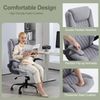 Ergonomischer Bürostuhl mit hoher Rückenlehne und Neigungsfunktion, Stoff Grau Bild 4
