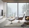 Couchtisch >MONTEVERDE< in Eiche furniert, Holzwerkstoff/ Metall - 40x60cm (HxD) Bild 4