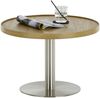 Couchtisch >MONTEVERDE< in Eiche furniert, Holzwerkstoff/ Metall - 40x60cm (HxD) Bild 3