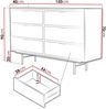 Kommode Enetori 6S (Farbe: Nuss Warmia) Bild 4