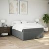 vidaXL Boxspringbett mit Matratze Dunkelgrau 140x190 cm Stoff 3285471 Bild 3