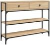 vidaXL Konsolentisch Sonoma-Eiche 100x25x75 cm Holzwerkstoff 834181 Bild 2