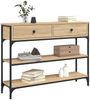 vidaXL Konsolentisch Sonoma-Eiche 100x25x75 cm Holzwerkstoff 834181 Bild 3