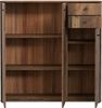 FORTE Tempra2 Kommode, Holzwerkstoff, Braun, 108,8 x 111,1 x 34,8 cm Bild 4