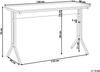 Schreibtisch dunkler Holzfarbton 120x48 cm CREEK Bild 2