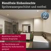LED Einbauleuchte 3-Step-Dim Cole Coin 1er-Set IP44 eckig 88x88mm Coin 6W 470lm 230V dimmbar 2700K Weiß, Gold matt Bild 4