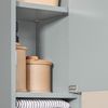 SoBuy BZR34-HG Badezimmer-Hochschrank, MDF, Lackiert, Hellgrau, 20 x 180 x 20 cm Bild 5