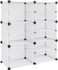 vidaXL Schuhregal Transparent 84x31,5x93 cm PP 340568 Bild 2