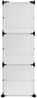 vidaXL Schuhregal Transparent 84x31,5x93 cm PP 340568 Bild 4