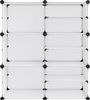 vidaXL Schuhregal Transparent 84x31,5x93 cm PP 340568 Bild 3