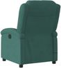 vidaXL Massagesessel Elektrisch Dunkelgrün Samt 3204291 Bild 5