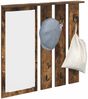 vidaXL Wandmontierter Kleiderständer Räuchereiche 84 x 10 x 80 cm 874495 Bild 3