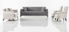 Sitzgruppe/Sofa Set - Wohnzimmergarnitur "Magnessia" 3+3+1-Beige Bild 1