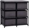 vidaXL Schrank mit 6 Schubladen 55×29×55 cm Grau Stahl 288322 Bild 5