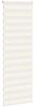 vidaXL Doppelrollo Marmorbeige 80x230 cm Stoffbreite 75,9 cm Polyester 4014699 Bild 3