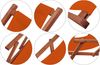 Gartenliege terracotta Sonnenliege Liegestuhl Fußteil Holz Deckchair Strandstuhl Gartenmöbel 10-309 F Bild 5