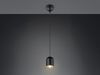 Kleine LED Pendelleuchte einflammig aus Metall in Schwarz, Ø 10cm Bild 3