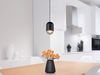 Kleine LED Pendelleuchte einflammig aus Metall in Schwarz, Ø 10cm Bild 5
