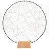 KONSTSMIDE No. 1782-787 LED Metallsilhouetten Ring mit Holz-Fuß bernsteinfarben 60cm Bild 4