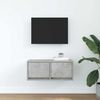 vidaXL TV-Schrank Betongrau 60x31x25,5 cm Holzwerkstoff 861496 Bild 3
