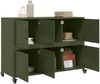 vidaXL Sideboard Olivgrün 100,5x39x72 cm Stahl 846744 Bild 5