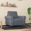 vidaXL Sessel Dunkelgrau 60 cm Samt 359510 Bild 3