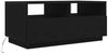 vidaXL Couchtisch mit LED-Leuchten Schwarz Eichen-Optik 90x49x40 cm 862254 Bild 2