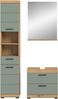 Xonox Scout Badkombination (B/H/T: 112x191x34 cm) in Salbei und Artisan Eiche Nachbildung Bild 2