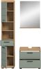 Xonox Scout Badkombination (B/H/T: 112x191x34 cm) in Salbei und Artisan Eiche Nachbildung Bild 3