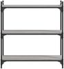 vidaXL Bücherregal 3 Böden Grau Sonoma 80x30x86 cm Holzwerkstoff 837670 Bild 4
