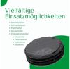 Novaliv Servierplatte 4041041577126-6xStuck, (1-tlg), 6X Schiefer Untersetzer I 10 cm I rund I Kaffee untersetzer Glas Coast Bild 4