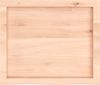 vidaXL Tischplatte 60x50x(2-4) cm Massivholz Eiche Unbehandelt 3156285 Bild 4