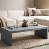 Couchtisch 110 x 55 x 35 cm Grau Sofatisch in Beton-Optik Zeitlos, Design Wohnzimmertisch Rechteckig, Loungetisch Schlicht, Kaffeetisch Groß Bild 2