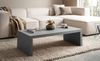 Couchtisch 110 x 55 x 35 cm Grau Sofatisch in Beton-Optik Zeitlos, Design Wohnzimmertisch Rechteckig, Loungetisch Schlicht, Kaffeetisch Groß Bild 3