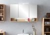 Badezimmerspiegelschrank >Kaprun< (B/H/T: 100x64x20 cm) in wotaneiche Bild 5