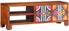 vidaXL TV-Schrank Mehrfarbig 110x30x40 cm Massivholz Akazie 4016503 Bild 3