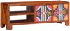 vidaXL TV-Schrank Mehrfarbig 110x30x40 cm Massivholz Akazie 4016503 Bild 2