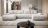 Ecksofa Credo, Couch U-Form, Sofa mit Schlaffunktion und Bettkasten, 348 x 81 x 185 cm, Beige Bild 2